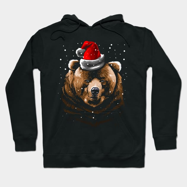 Bear Christmas Hoodie by albertocubatas